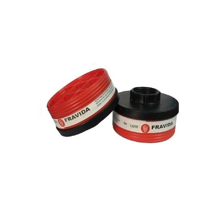 5300-24 Kit Filtros A Rosca Para Particulados Sólidos Y Acuosos Tipo N-95 Fravida X 2 Unid