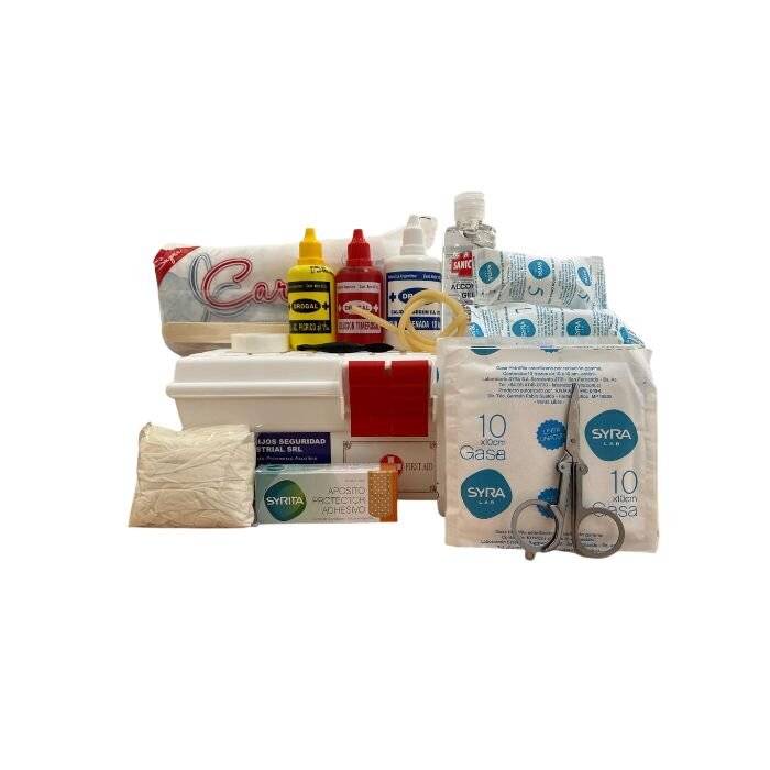 Botiquin De Primeros Auxilios Fs-15 (15 Elementos - 36 Unidades) Caja Plastica