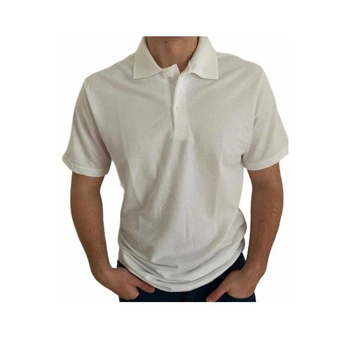 Chomba Premium Color Blanco Hasta Talle 3Xl