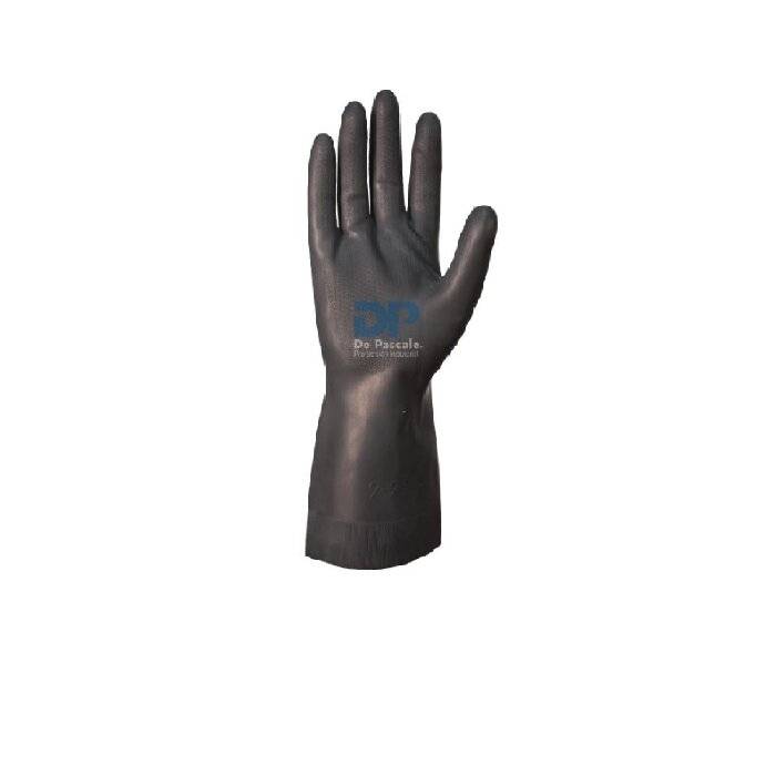 Guante Latex Uso Industrial Negro De Pascale Talles S-Xl
