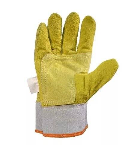 Guante Descarne Amarillo Puño Corto