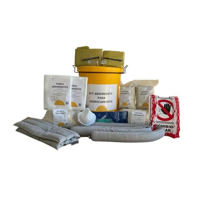 Kit De Contencion De Derrames 50Lts