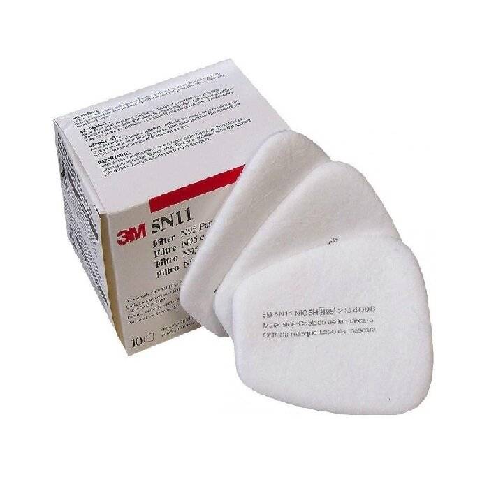 Prefiltro 5N11 N95 X10 Unidades 3M