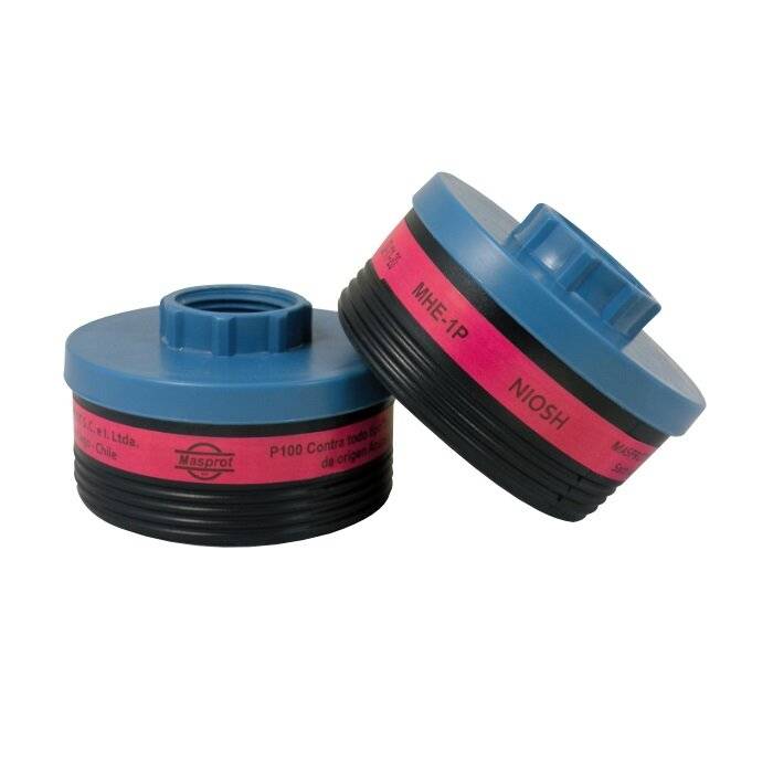 5300-25 Kit Filtros A Rosca Particulas P100 Hepa Fravida X2 Unid