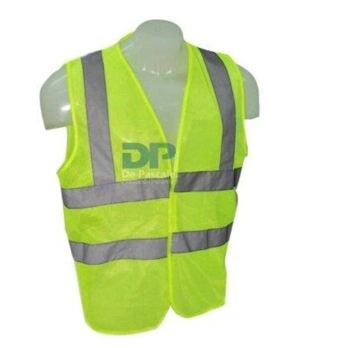Nub7506 Chaleco Reflectivo Economico Amarillo Poliéster, Tamaño 62X68 Cm