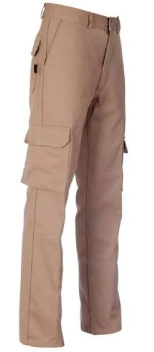 Pantalon Cargo Color Beige