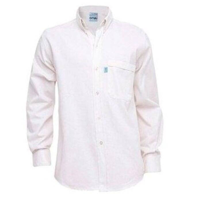 Camisa Ombu Del Talle 38 Al 48 Color Blanca
