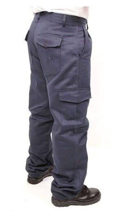 Pantalon Cargo  Color Azul Marino